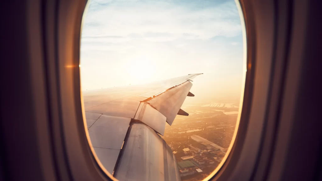 Airplane windows are small